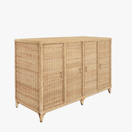 Evangeline Woven Rattan Buffet 