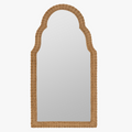Ezra Arched Rattan Mirror