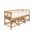 Fernandina Rattan Bench