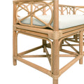 Fernandina Rattan Bench