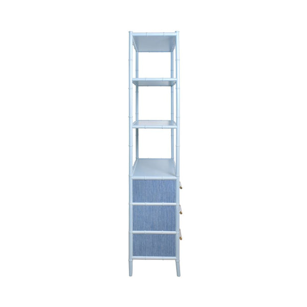 Blakewell Blue Etagere side view