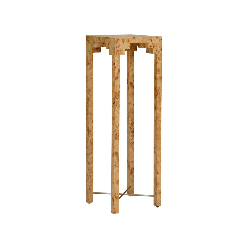 Falls Burl Wood Pedestal Plant Stand