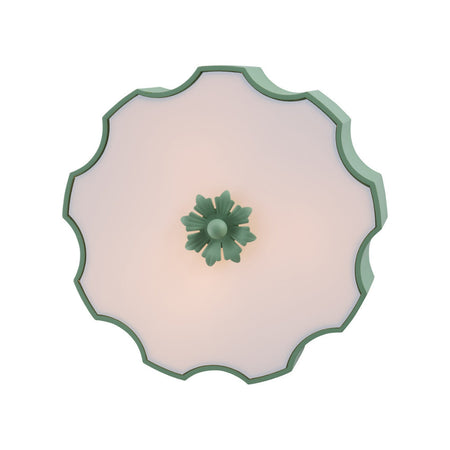 Fancy Wiggly Flushmount diffuser details