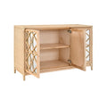 Fernandina Rattan Cabinet - angle view