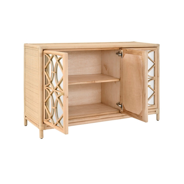 Fernandina Rattan Cabinet - angle view