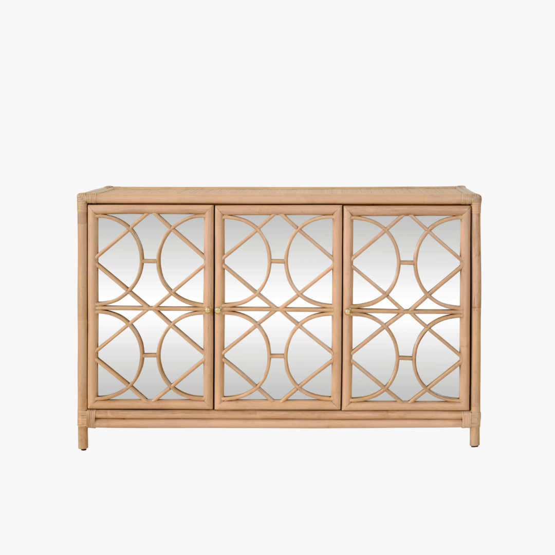 Fernandina Rattan Cabinet