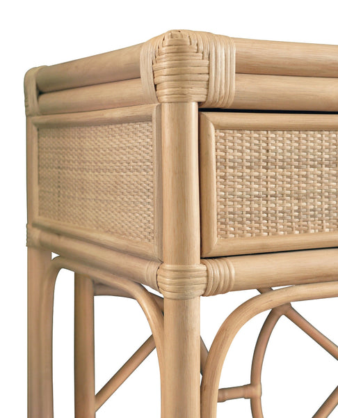 Fernandina Rattan Console Table - Coastal Furniture - Dear Keaton