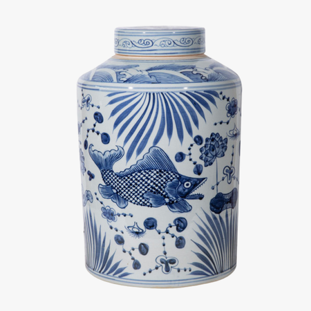 Fish Large Tea Jar