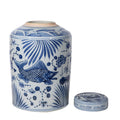Fish Large Tea Jar with lid off