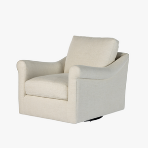 Bella Linen Swivel Chair