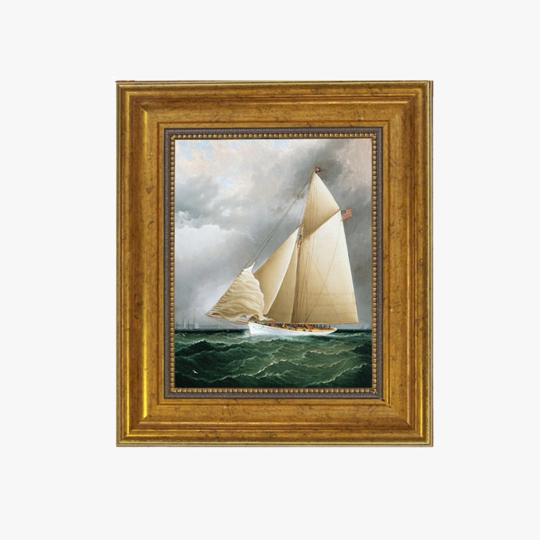 Framed Racing Sloop