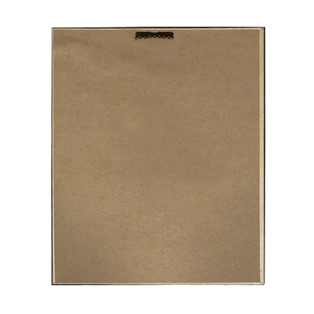 Framed Silhouette Ship Print back view