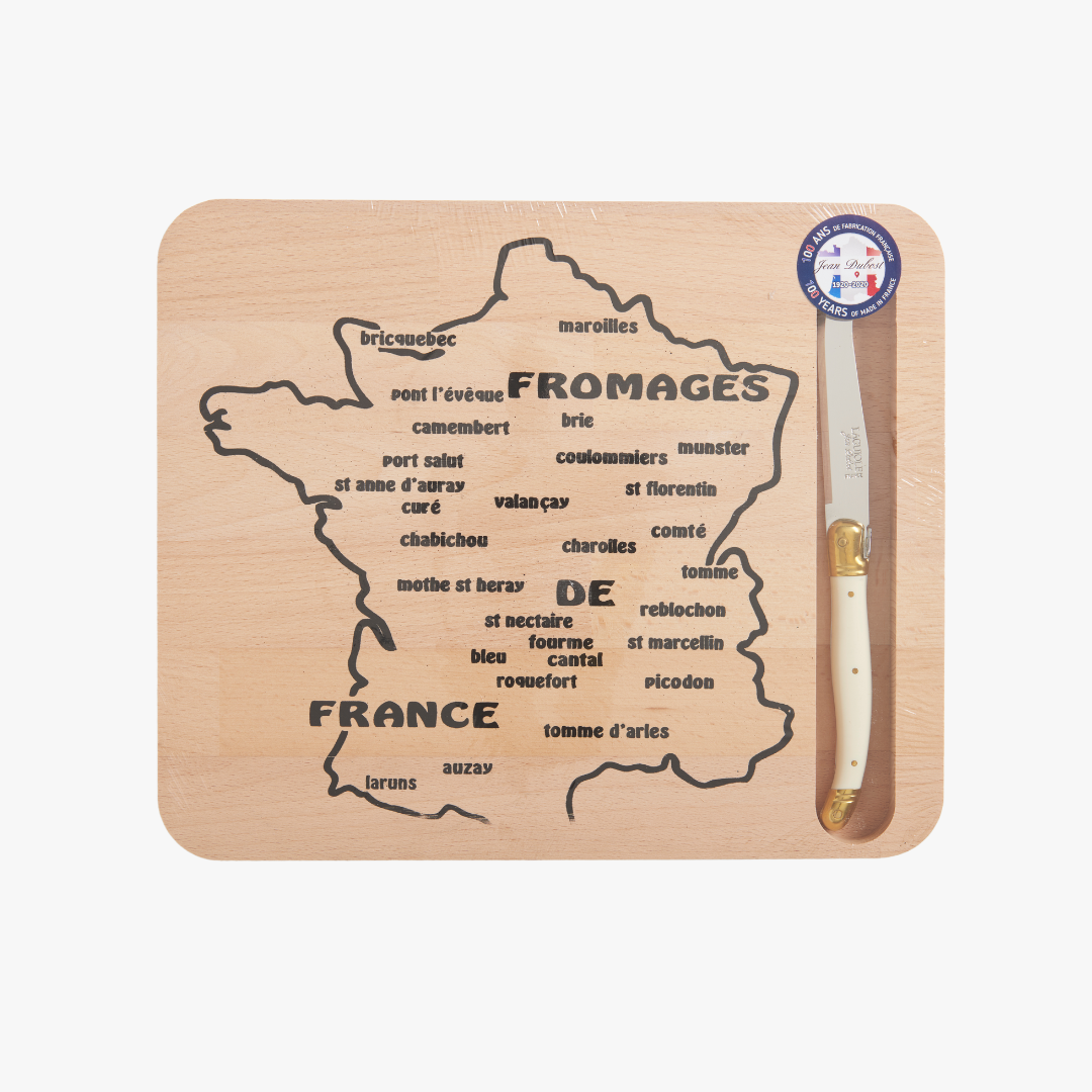 France Map Cheese Board Set