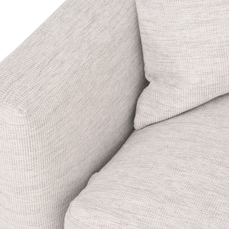 Francis Slim Arm Sofa - arm and pillow closeup