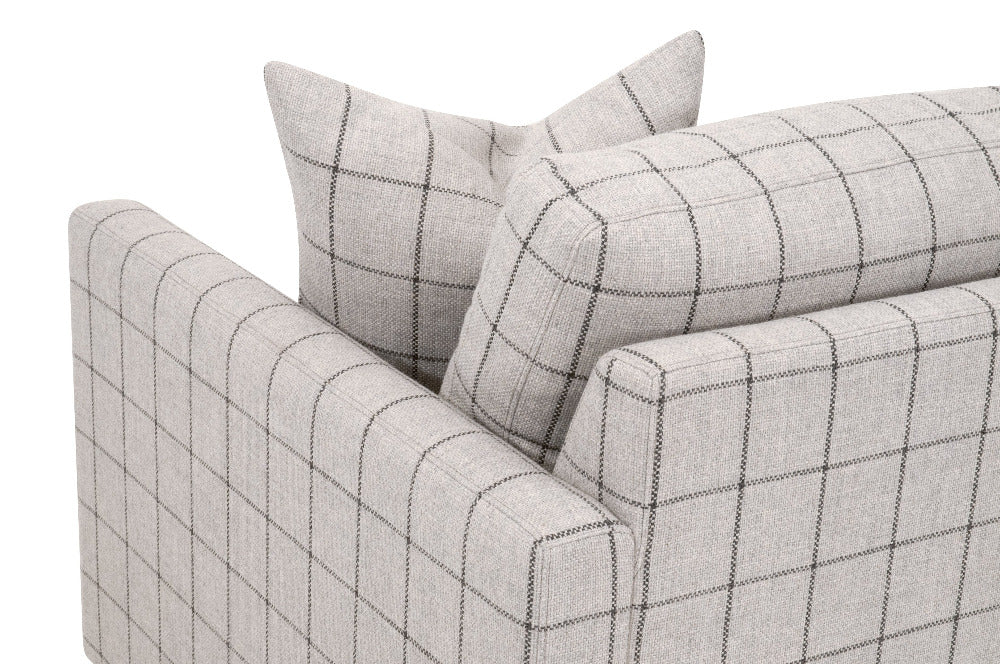 Francis Windowpane Sofa Chair closeup