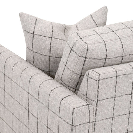 Francis Windowpane Sofa Chair closeup