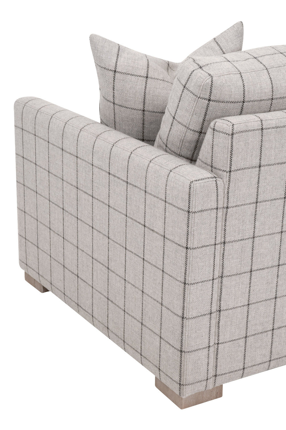 Francis Windowpane Sofa Upholstered Lounge Chair