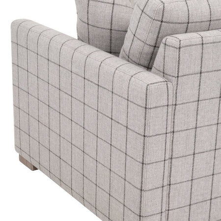 Francis Windowpane Sofa Upholstered Lounge Chair