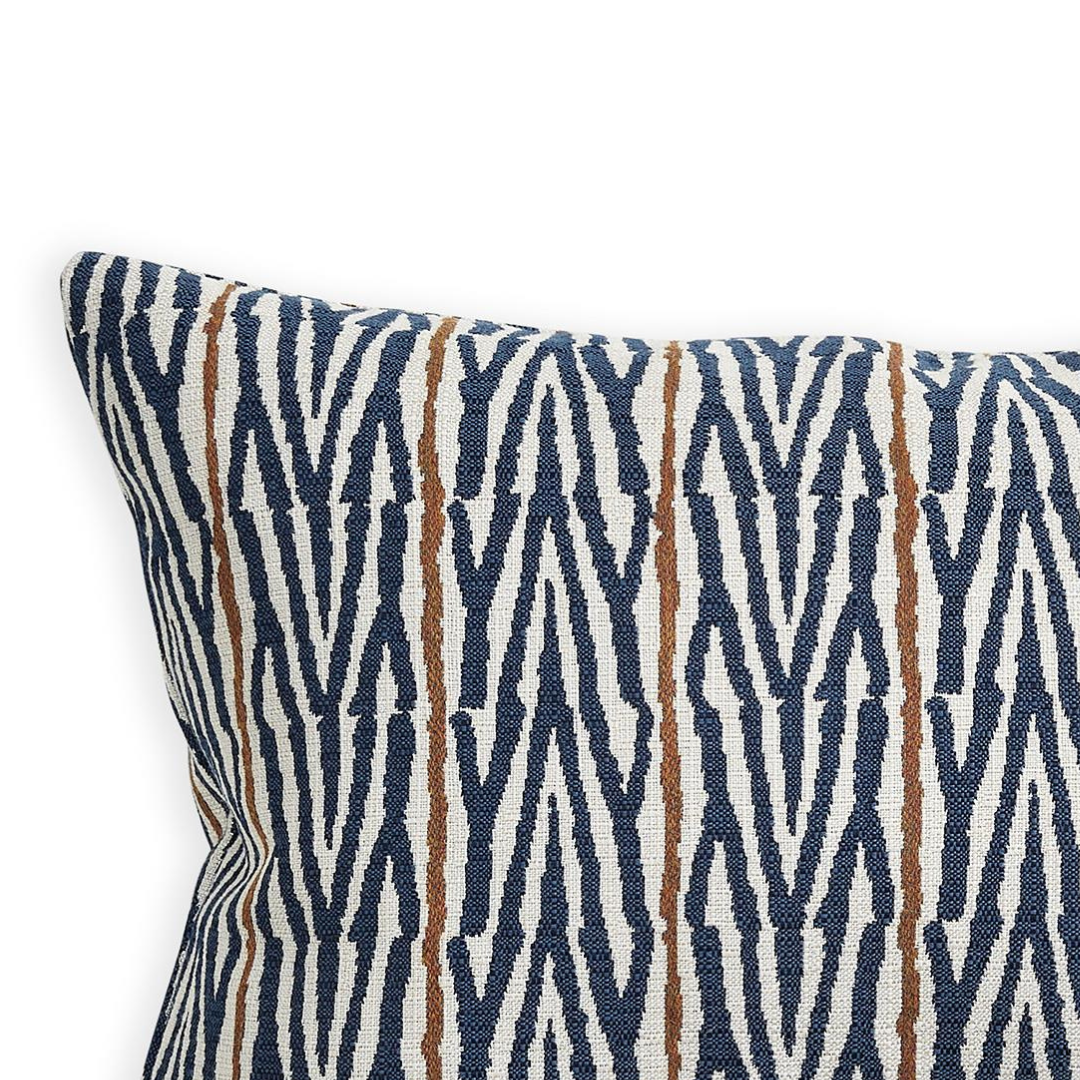 Fuji Atlantic Outdoor Lumbar Pillow Cover pattern closeup