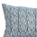 Fuji Sky Outdoor Lumbar Pillow Cover - woven pattern closeup