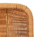 Garden Gathering Basket woven rattan texture closeup