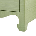 Geneva Spring Green Side Table chow leg detail