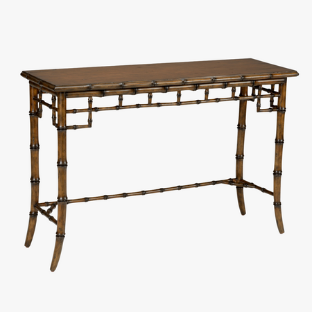 George Console Table - Walnut Bamboo