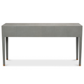 Gideon Grey Shagreen Console Table - back view