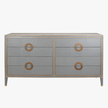 Gideon Grey Shagreen Dresser