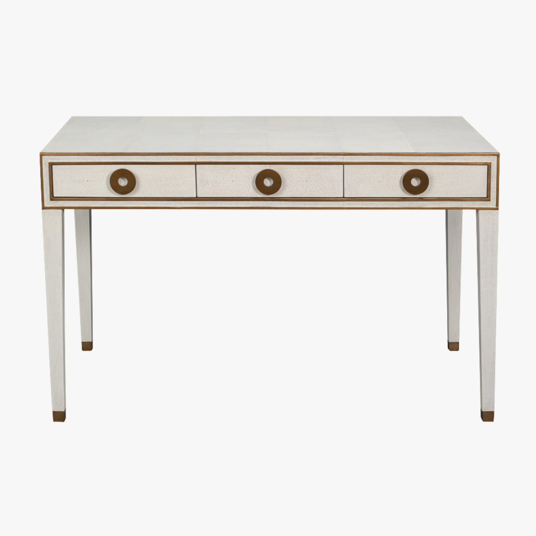 Gideon Ivory Shagreen Desk by Dear Keaton