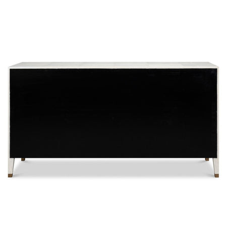 Gideon Ivory Shagreen Double Dresser back view