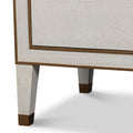 Gideon Ivory Shagreen Nightstand leg detail