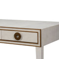 Gideon Ivory Shagreen Writing Desk drawer closeup