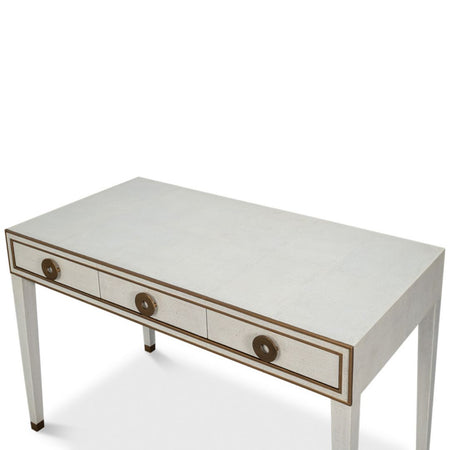 Gideon Ivory Shagreen Writing Desk top view