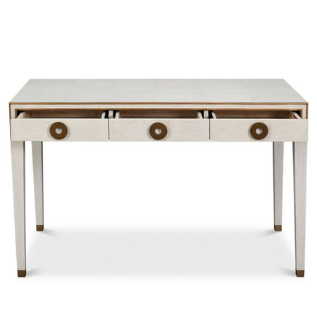 Gideon Ivory Shagreen Writing Desk with three drawers