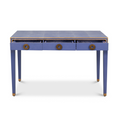 Gideon Marine Shagreen Desk with three drawers