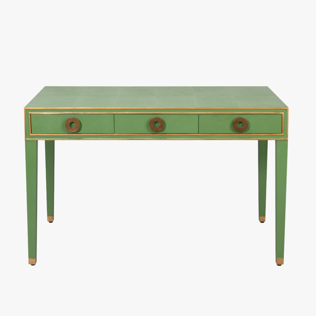 Gideon Verde Shagreen Desk by Dear Keaton