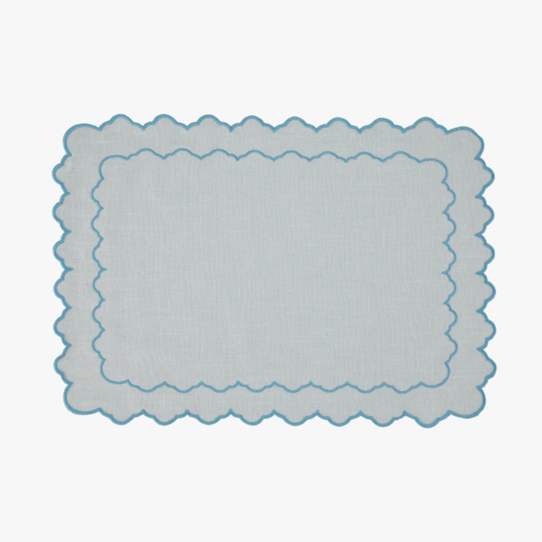 Gilles Light Blue Placemat