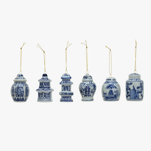 Ginger Jar Ornament Set