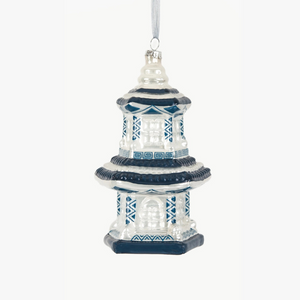 Glass Pagoda Ornament