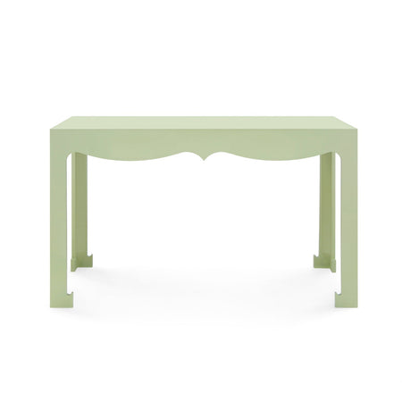 Gracie Spring Green Matte Lacquer Desk finished back