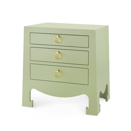 Gracie Spring Green Matte Lacquer Side Table