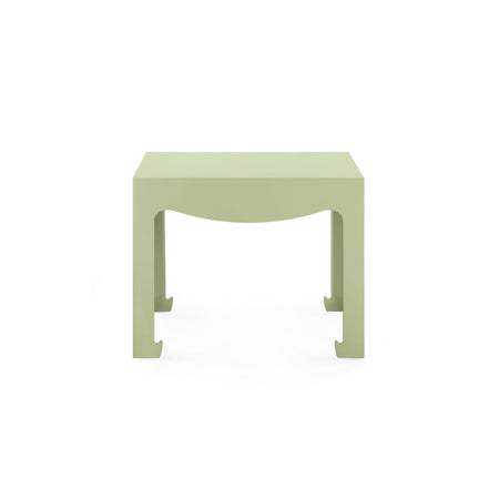 Gracie Spring Green Tea Table side view