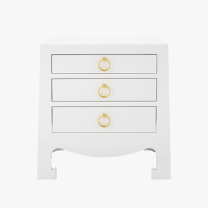 Gracie White Side Table