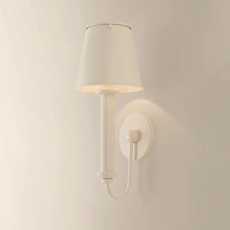 Grantham Bisque Wall Sconce - illuminated