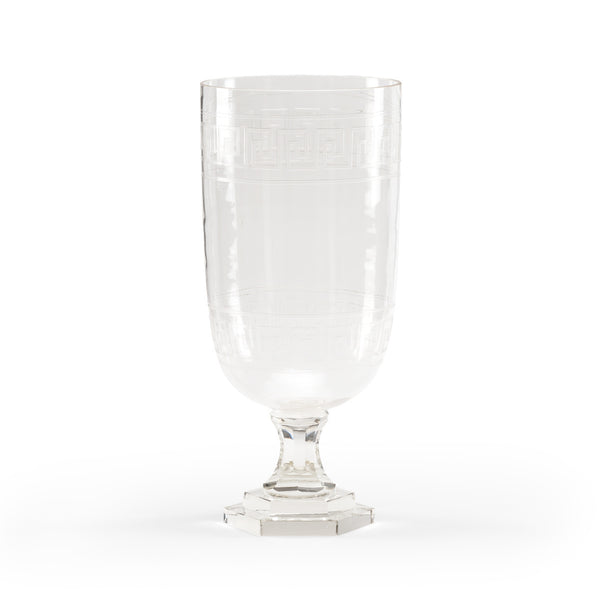 Greek Key Hurricane - Large Clear