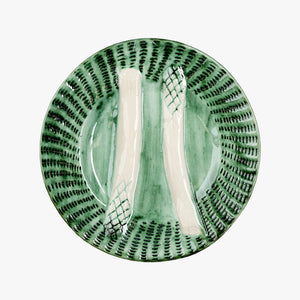 Green Asparagus Plate