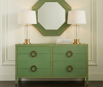 green emerald velvet dress Malibu Walnut Wood Side Table Nightstand by Avocado