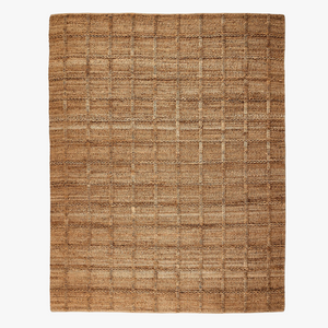 Grid Natural Jute Rug