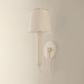 Grantham Bisque Wall Sconce - painted metal shade